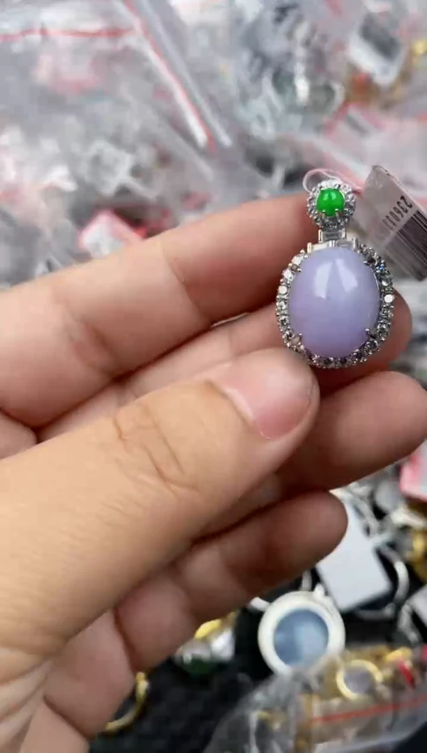 银S925镶嵌戒指翡翠1818    10