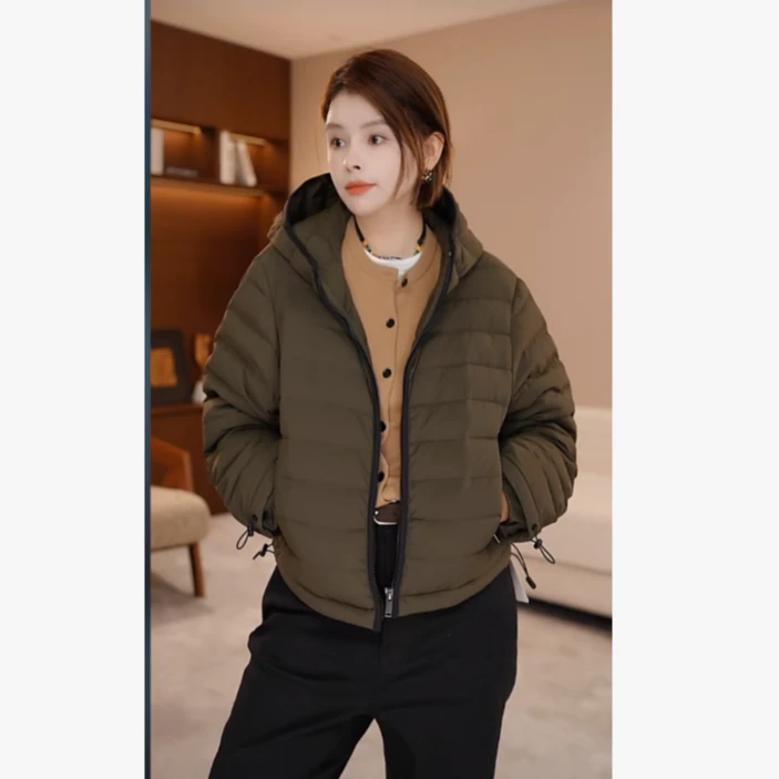 LAZYVISION/95白鹅绒短款休闲羽绒服ZMD-30748