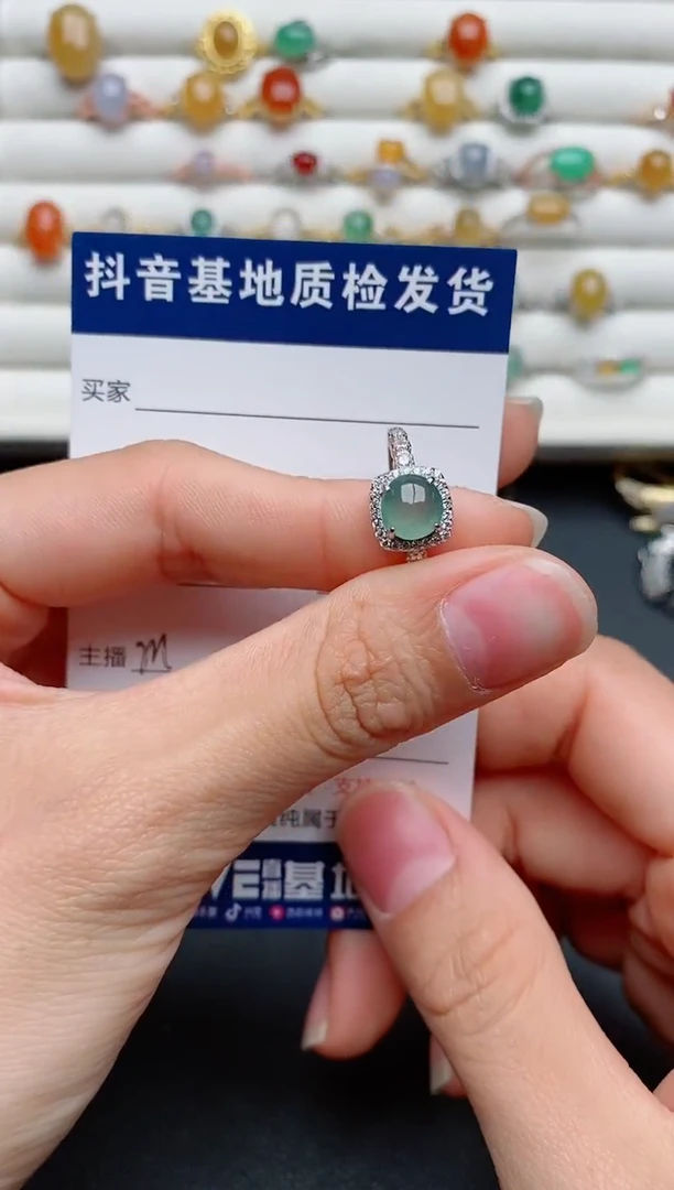 【闪购商品】翡翠戒指银S925镶嵌......