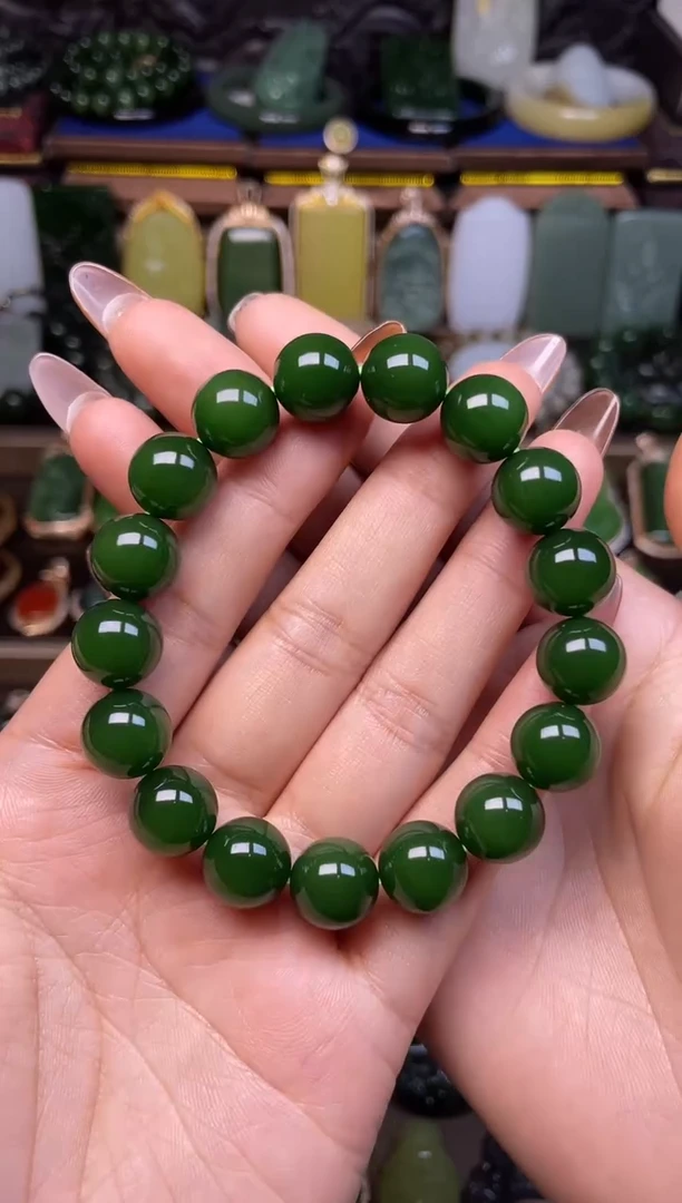 颈饰未镶嵌和田玉手串卡12