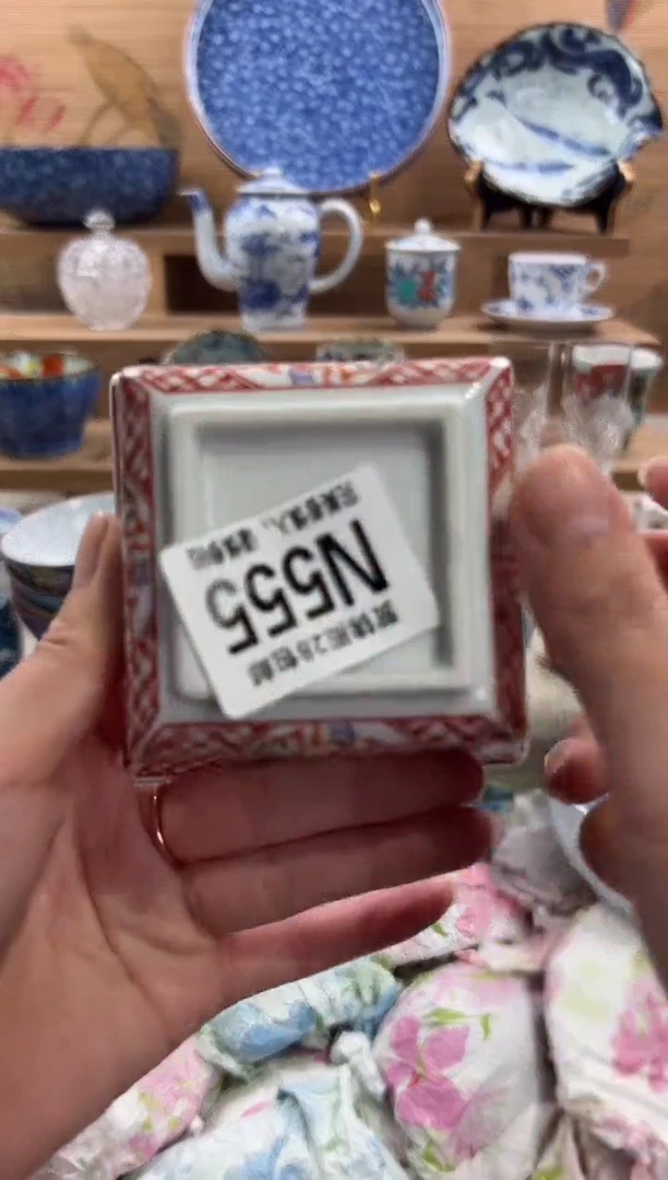 瓷片红*满28包邮 N555