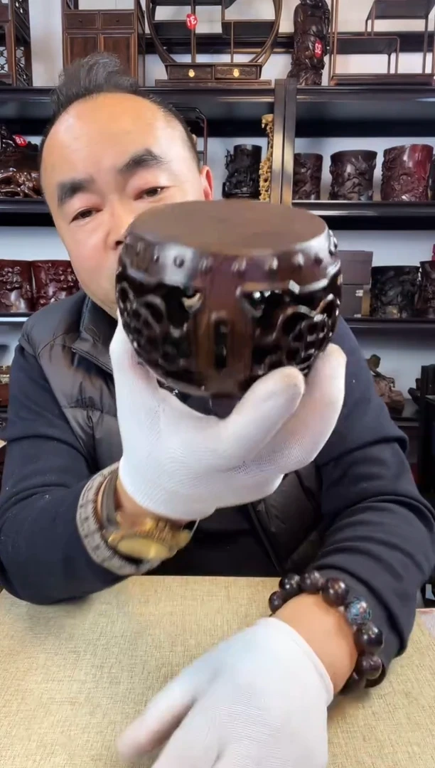 木老李红木工艺品新鼓