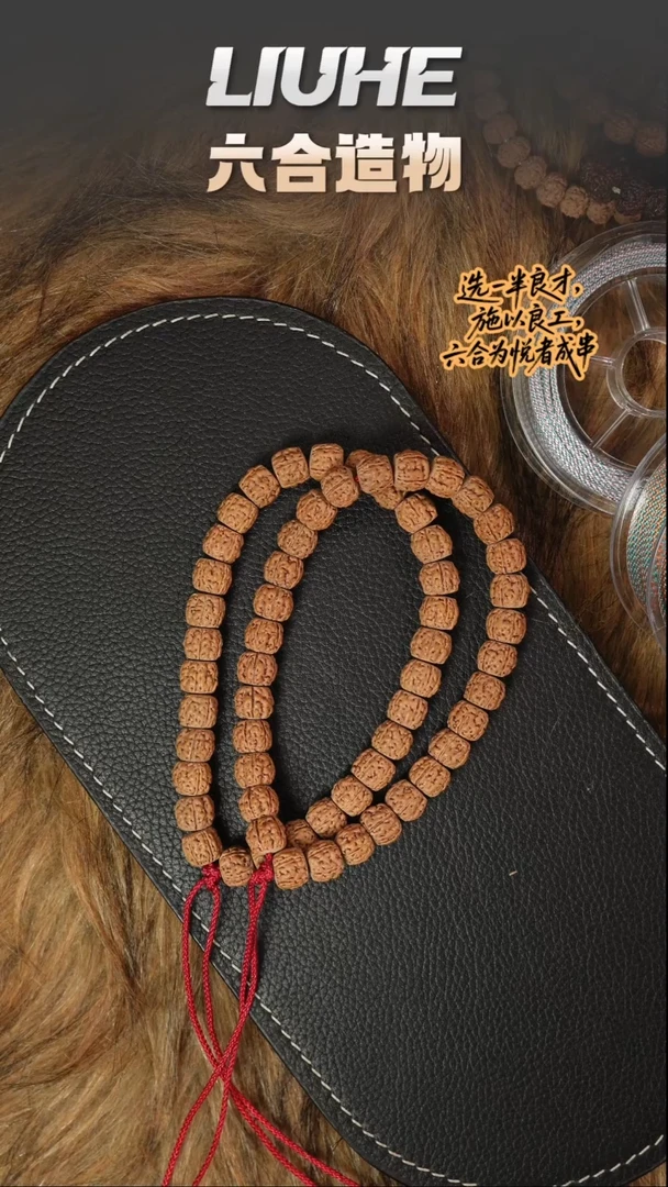 手串金刚菩提六合*盘龙9尺单圈藏切