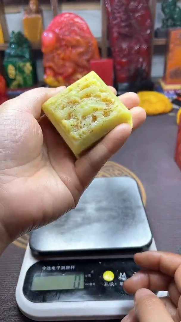 寿山石印石纯天然石料