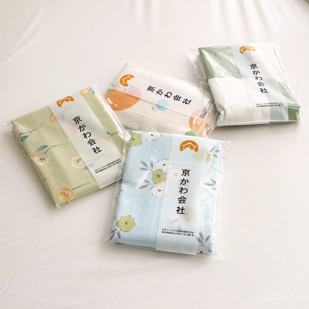 【京かわ会社】四季通用粗布枕套一对装48*74cm 随机花色