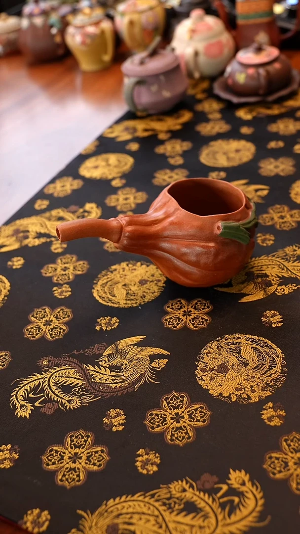 茶壶紫砂段泥南瓜公道杯