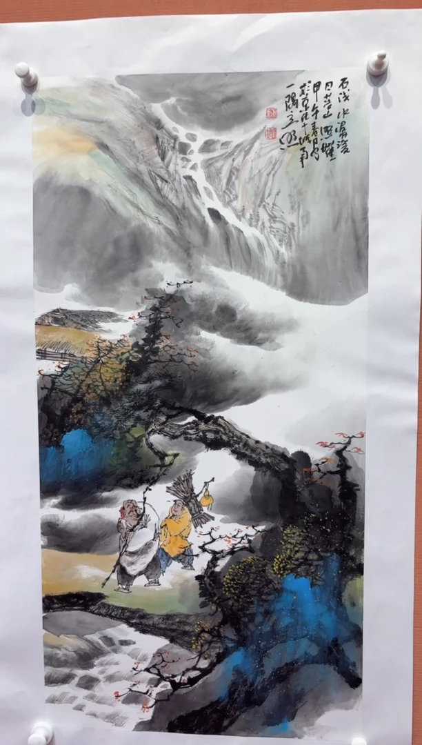 国画师立照老师国画作品1