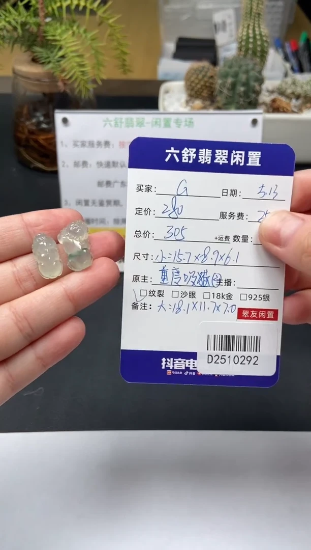 翡翠未镶嵌颈饰D2510292