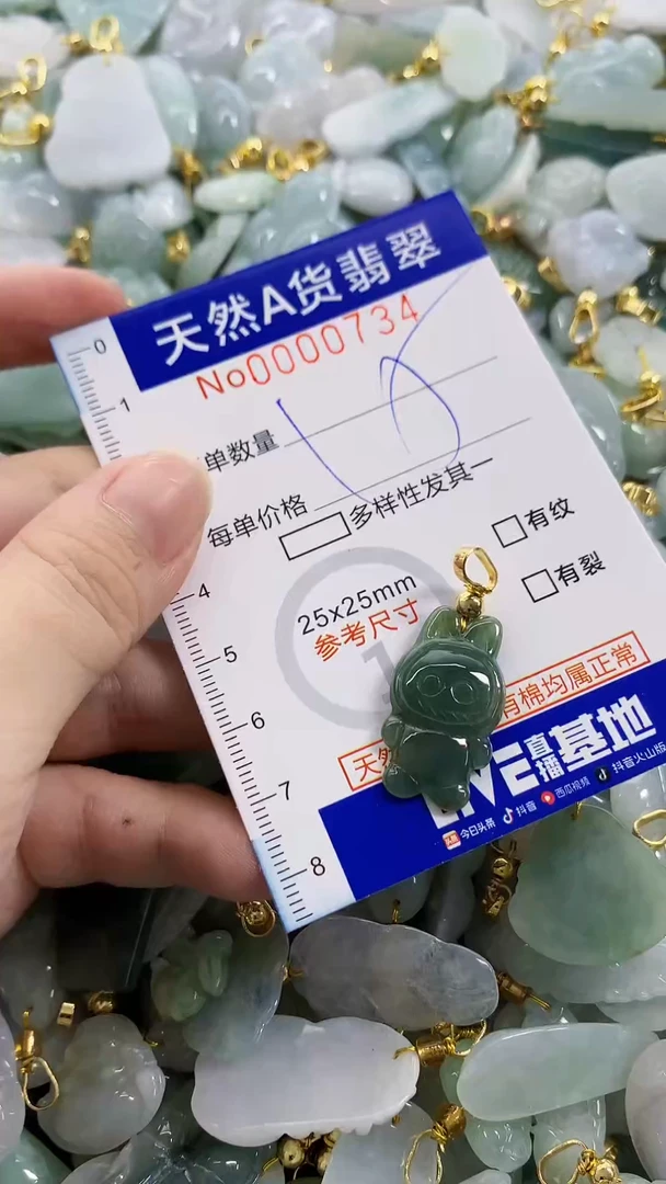 颈饰未镶嵌翡翠天然A货翡翠
