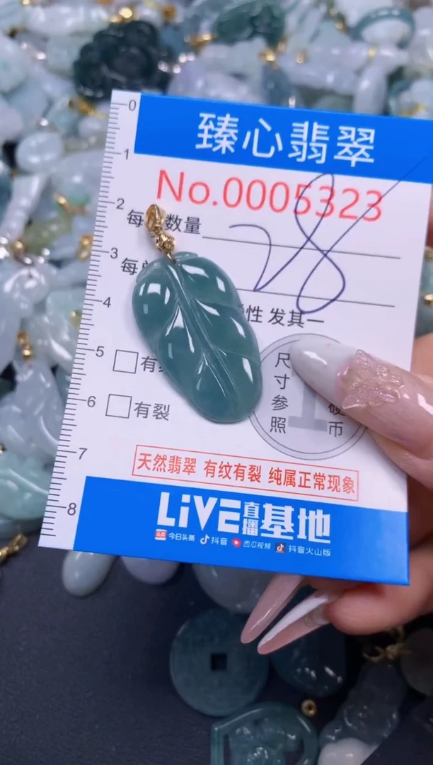 吊坠(不含链)未镶嵌翡翠5323