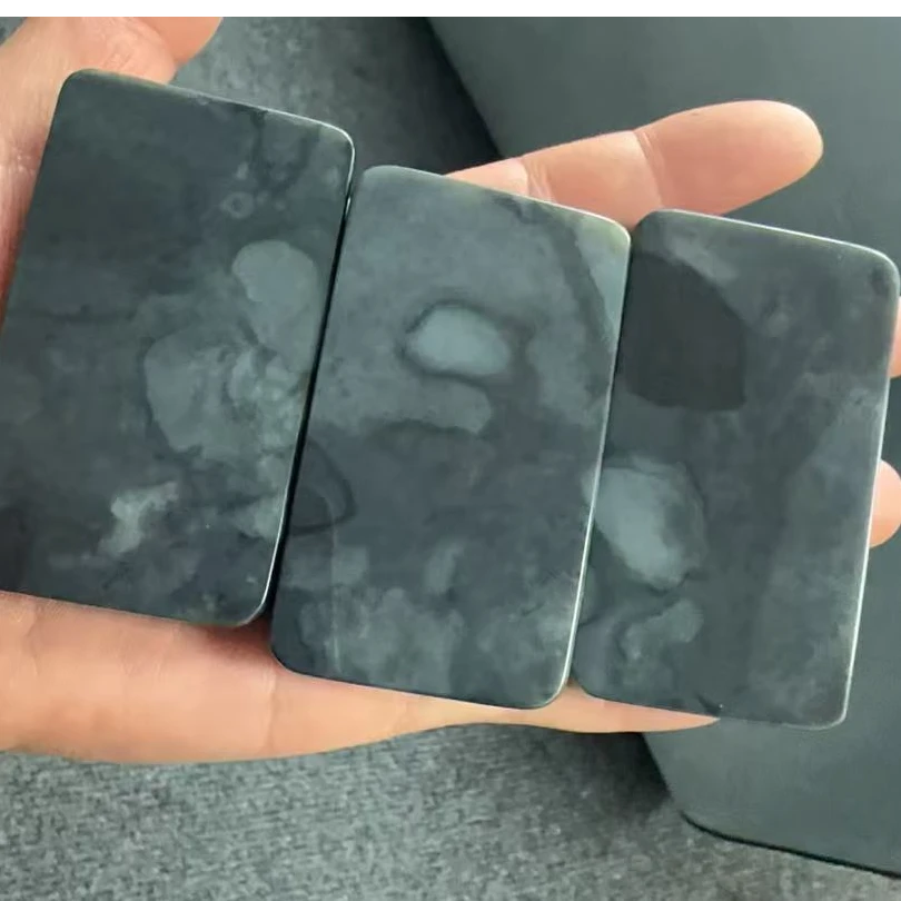 天然和田玉 青花无事牌