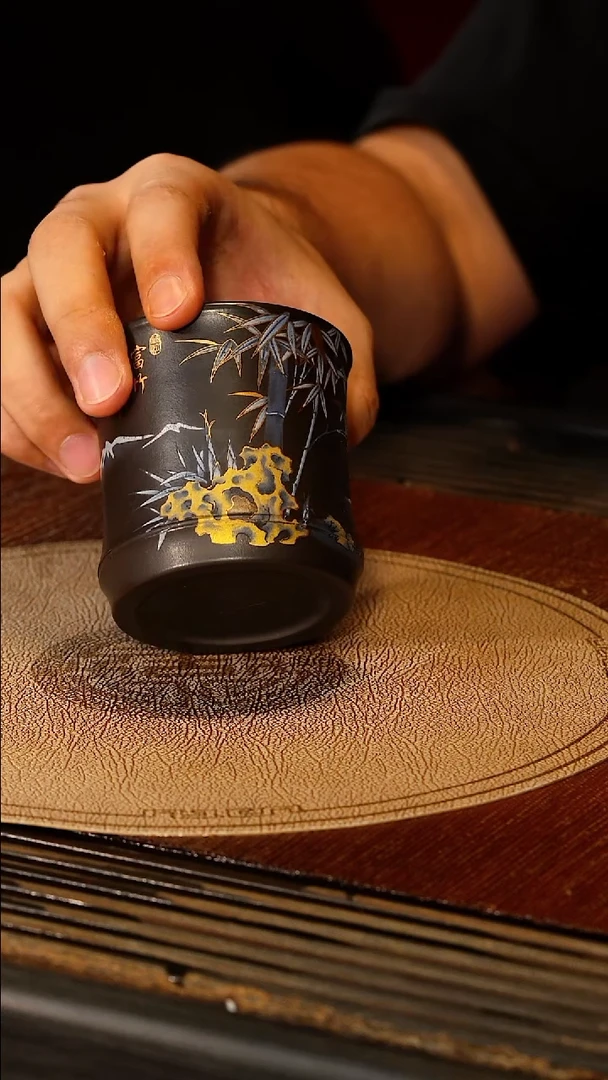 宜兴紫砂团团紫砂精选主人杯