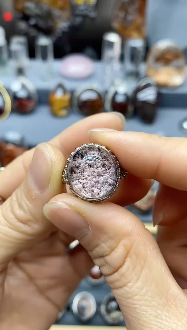 【闪购商品】水晶戒指银S925镶嵌水晶水晶