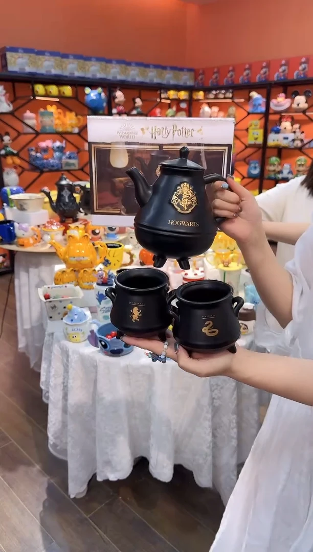 瓷片@@哈利·波特水壶一壶两杯