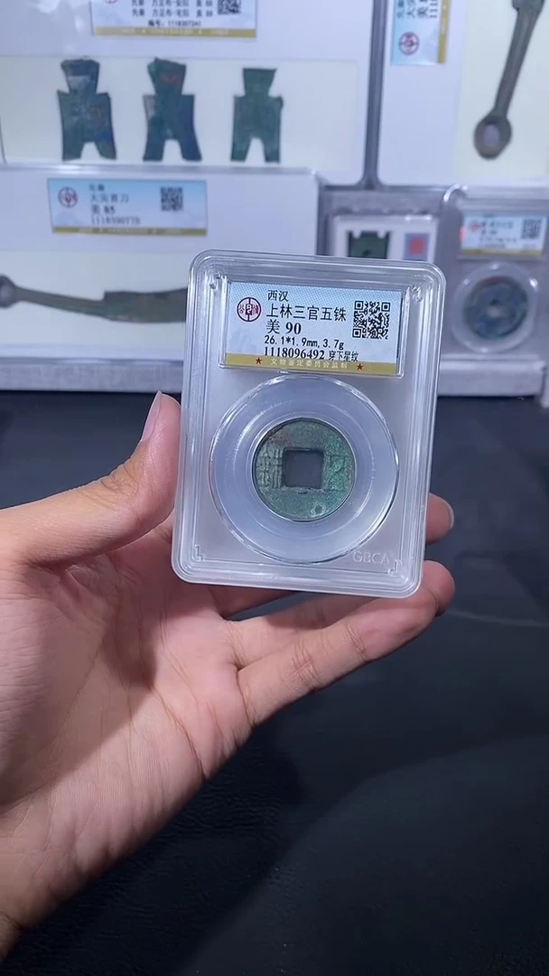 【闪购商品】金琪珍上林三观五铢一枚