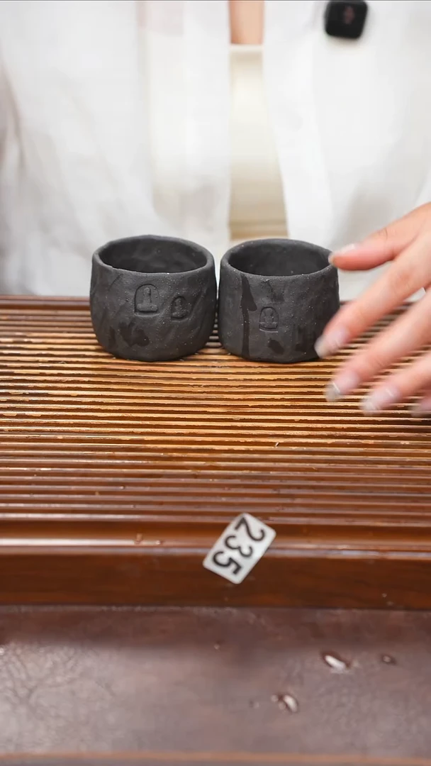 万古烧粗陶手工茶具