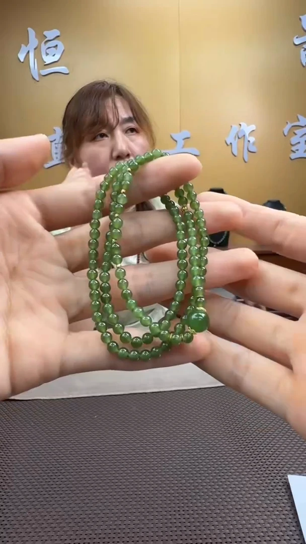 和田玉未镶嵌颈饰手串4