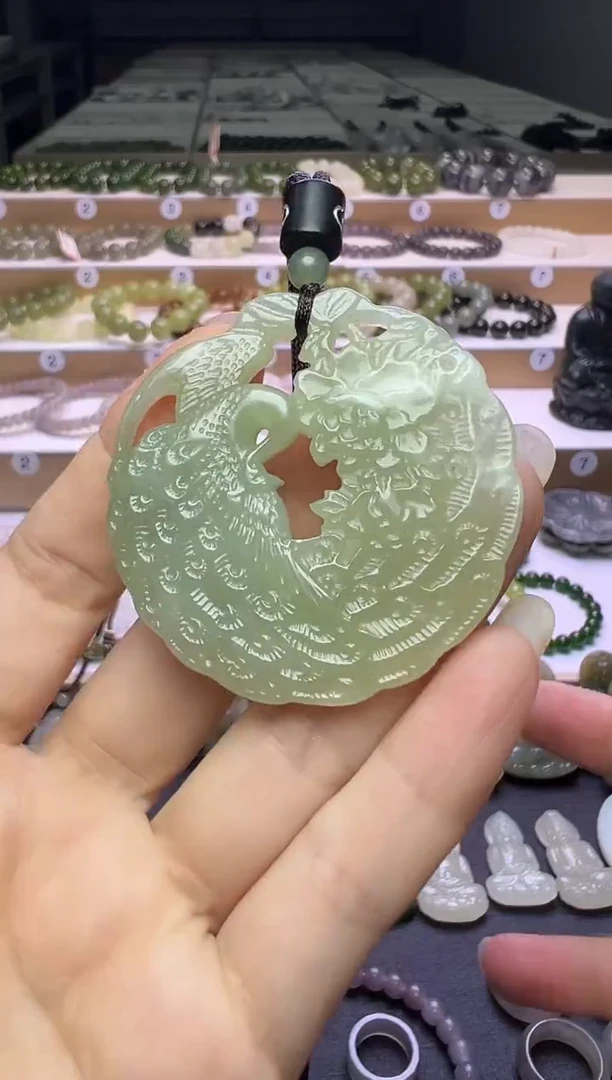 颈饰未镶嵌和田玉24号链接疆皮卡50*7mm