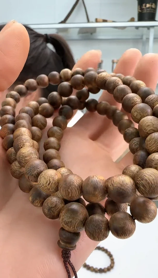 【闪购商品】沉香手串乌身0.8规格多圈22克