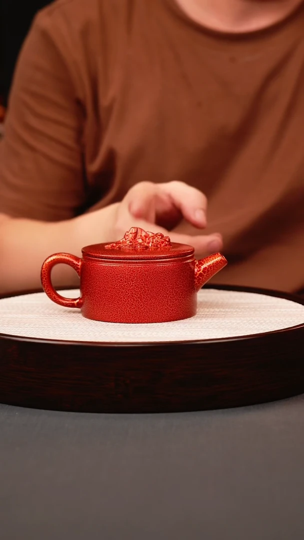 茶壶紫砂贝壳烧龙头汉瓦