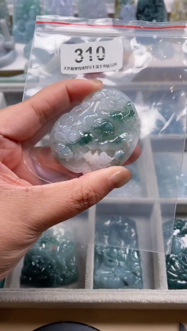 【闪购商品】翡翠颈饰未镶嵌天然缅甸A货翡翠310