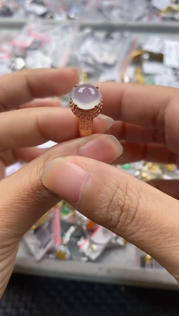 未镶嵌戒指翡翠444---4