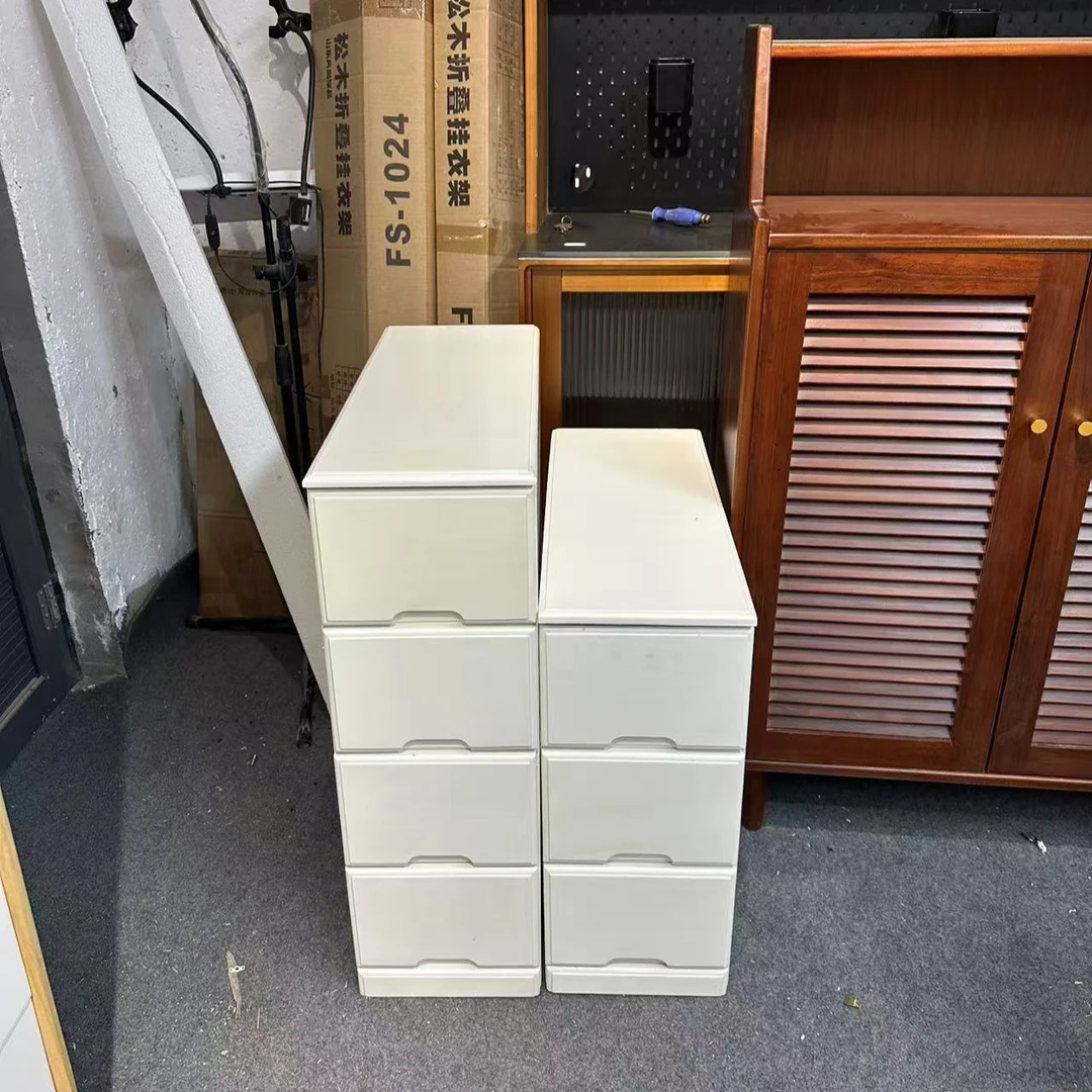 【孤品清仓】北欧抽屉柜客厅移动轻奢简约白色斗柜五斗柜带万向轮
