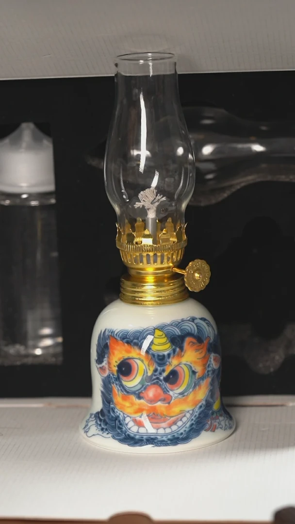 【闪购商品】醒狮酥油灯景德镇昨明陶瓷