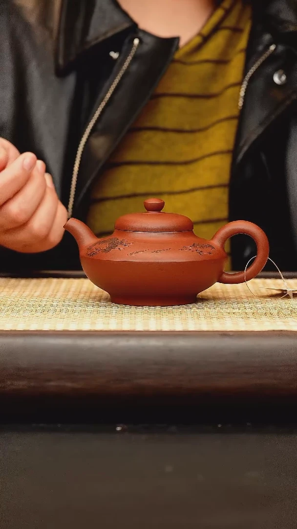 茶壶紫砂合欢 清水泥 和为贵 260cc