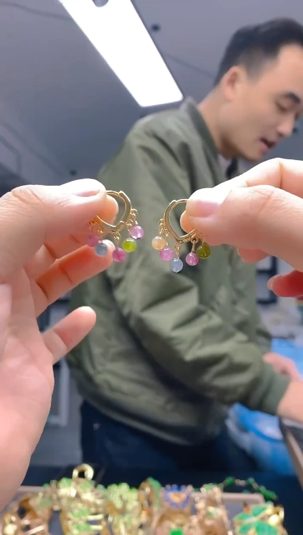 【闪购商品】碧玺耳饰合金29耳饰