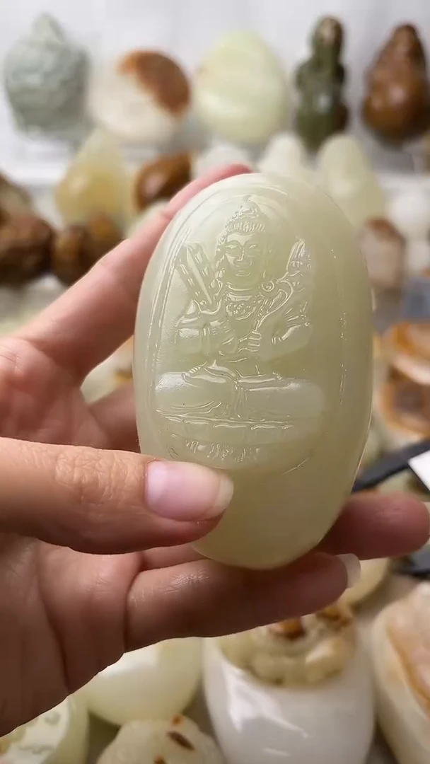 石材古青石棉纹正常不退换虚空藏