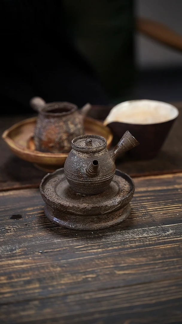 全手工制作 南蛮侧把壶