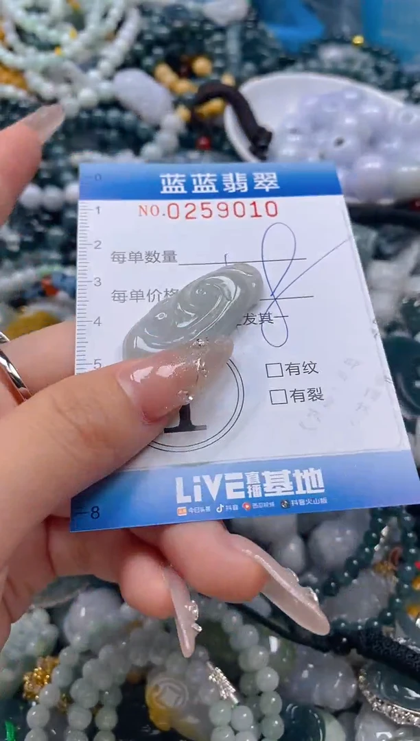 翡翠未镶嵌颈饰闪购0259010