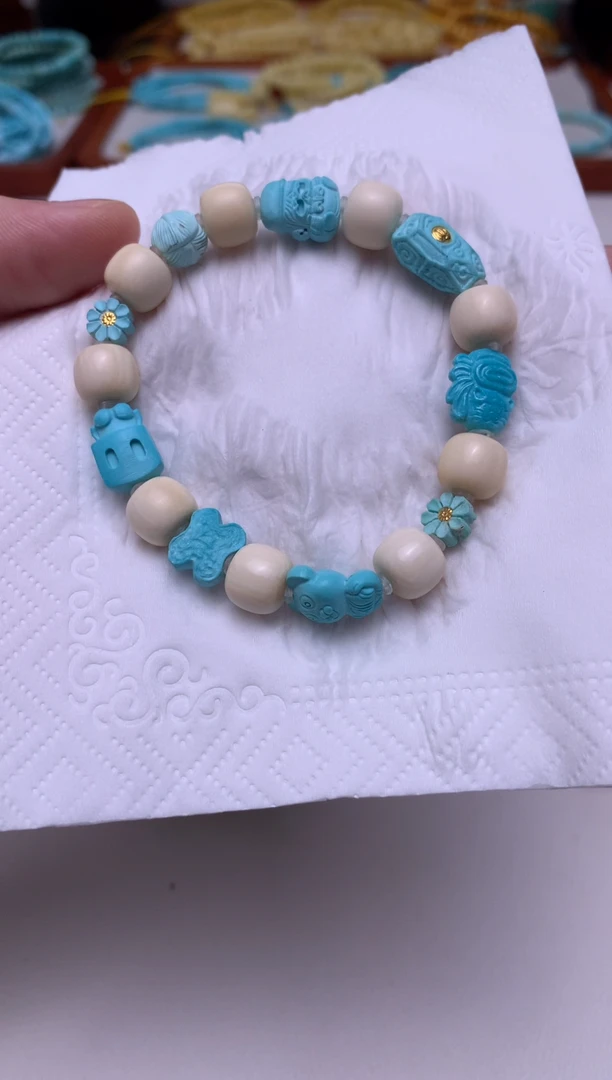 未镶嵌绿松石手链闪购7