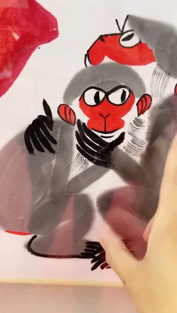 【闪购商品】绘画王冠人-1平尺-国画作品