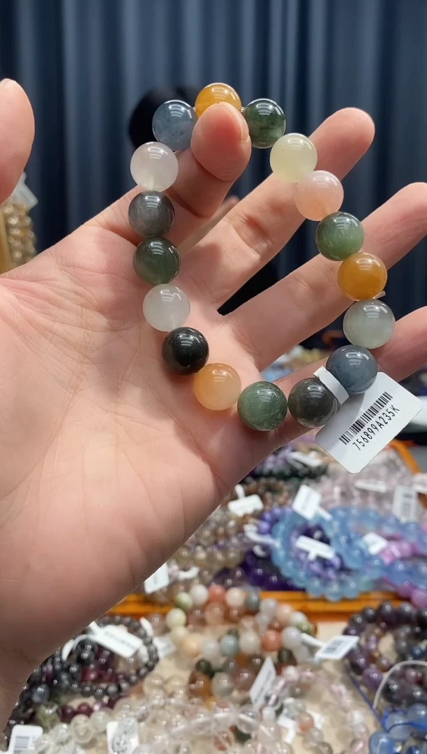 未镶嵌手链水晶兔毛