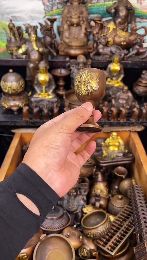 鹏哥雅集铜器 甄选摆件