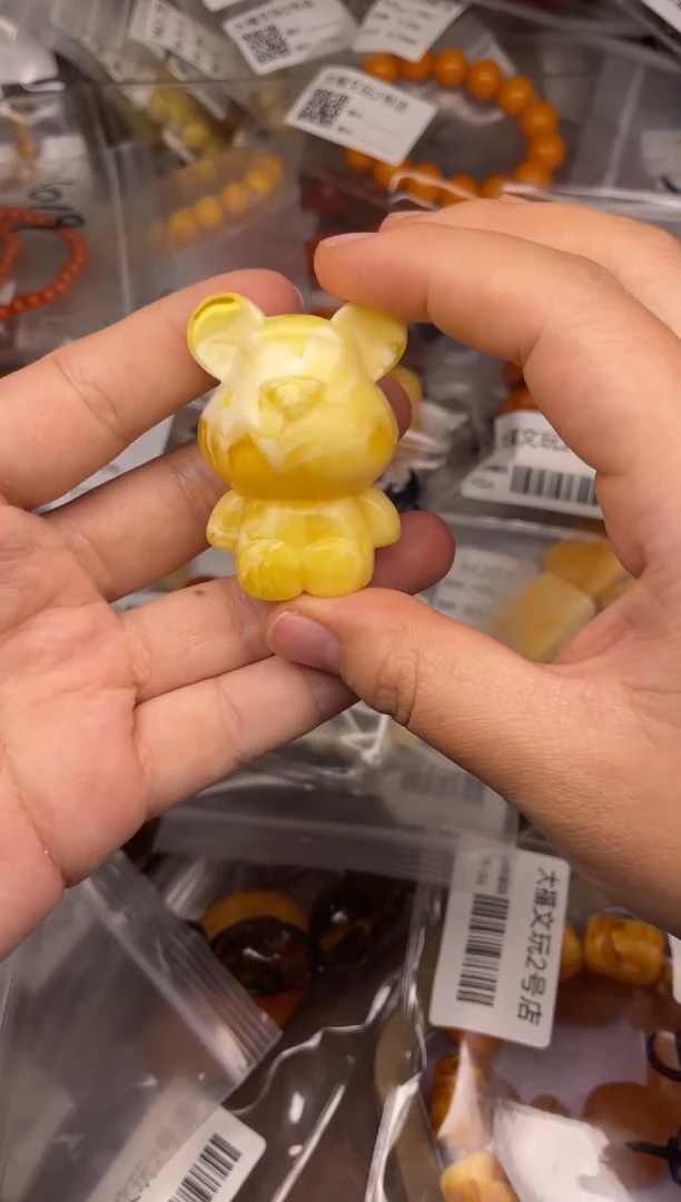 木高端原创饰品小熊白