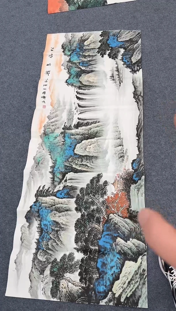国画同类型随机松风泉