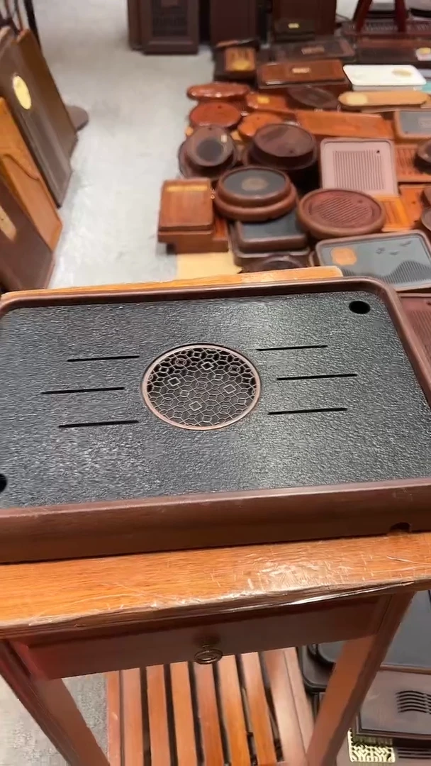 新品福利石材长39CM*宽26CM茶盘送管