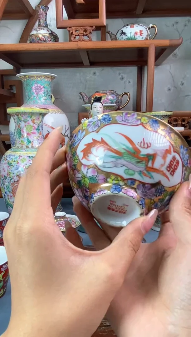 瓷片微瑕慎拍景德镇窑老厂瓷器单件