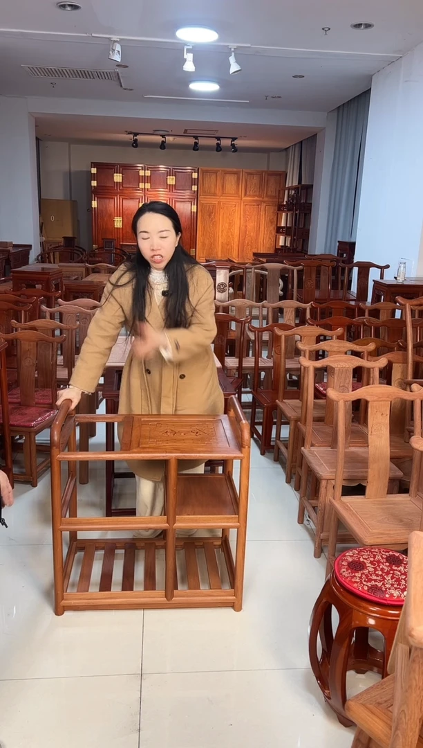 花梨木类端景台乔*小巴花茶桌