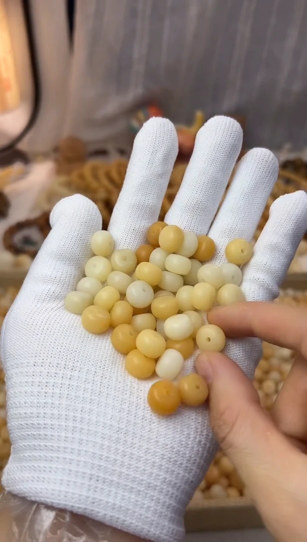 菩提根/象牙果手串11干磨有瑕散珠发35颗2704