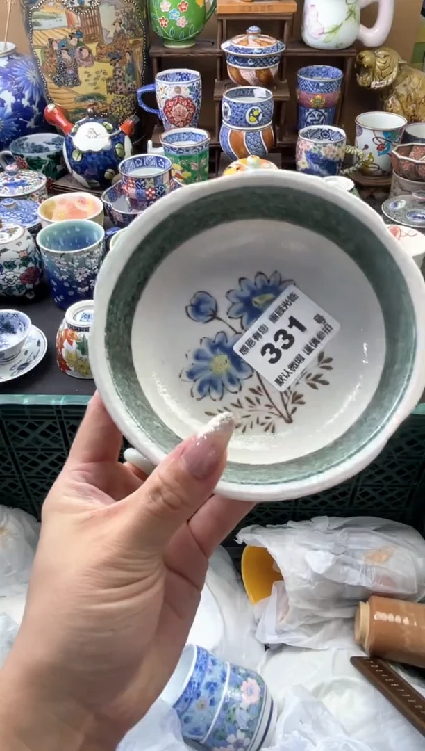 瓷片夏*331号六六工艺品瓷器