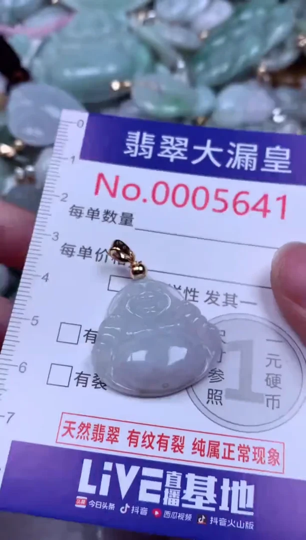 吊坠(不含链)未镶嵌翡翠5641
