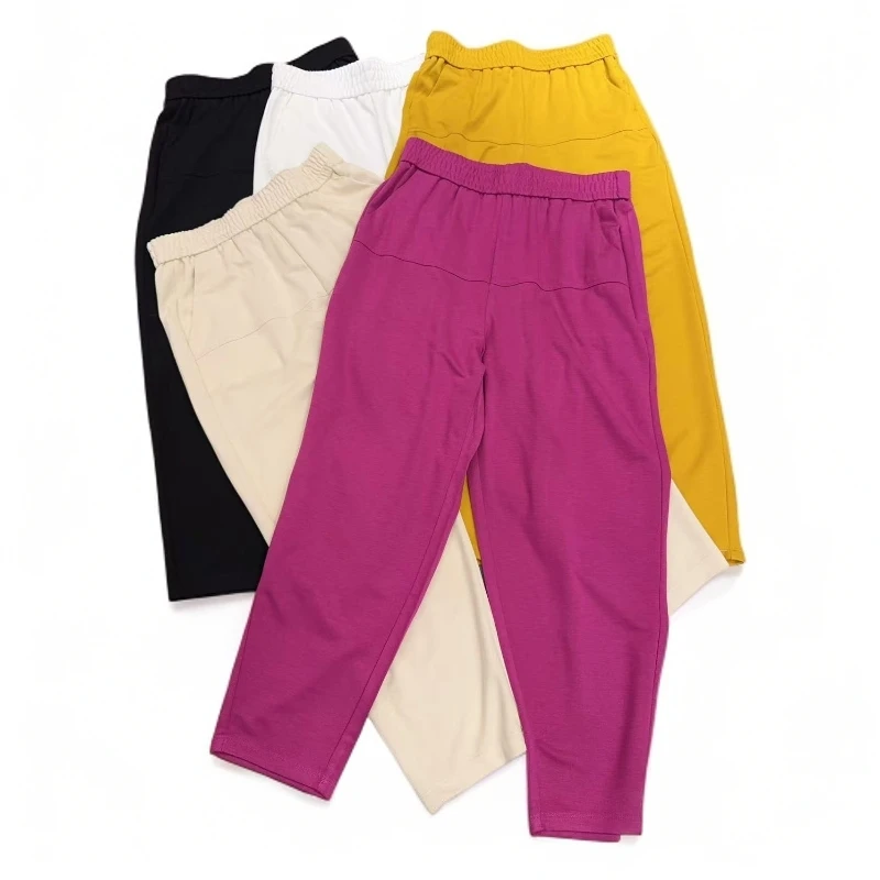 夏季薄款纯色休闲裤夏季百搭