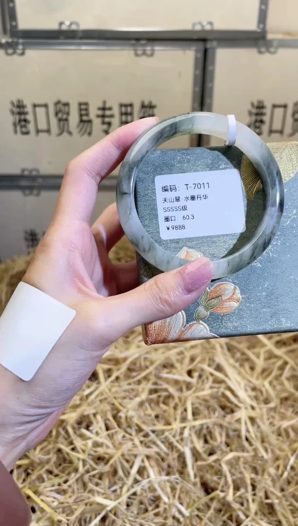 未镶嵌手镯石英质玉T7011
