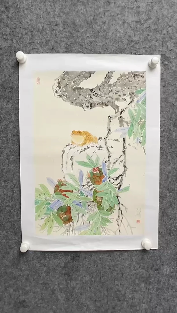国画邹训精-2.3平尺-国画作品