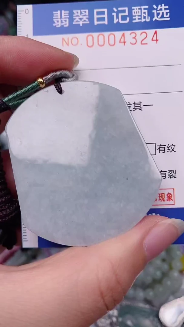 翡翠未镶嵌颈饰00004324
