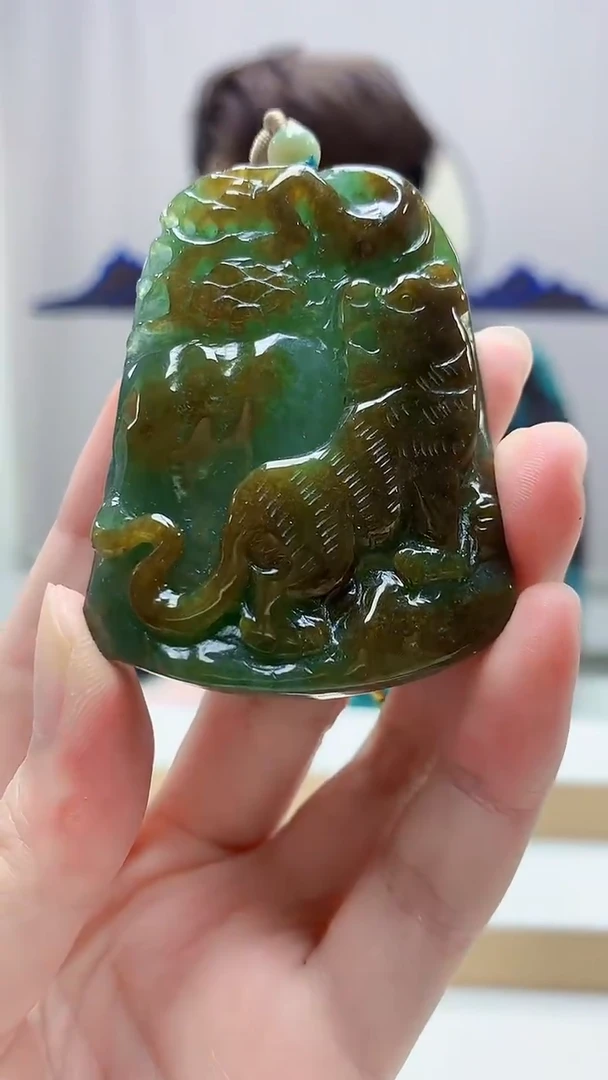 未镶嵌定制翡翠5159zm-毛货挂件19